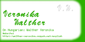 veronika walther business card